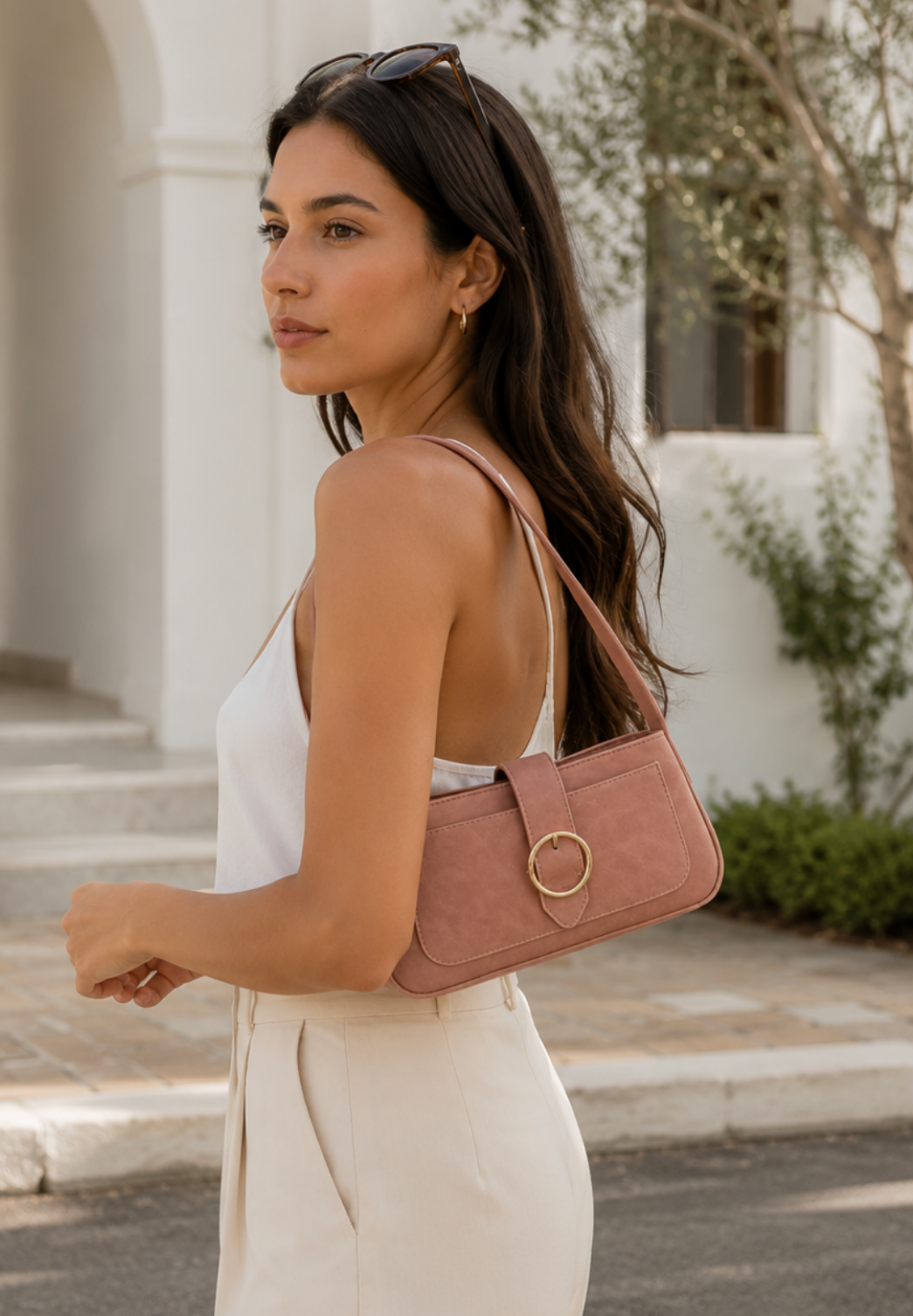 Violetta Pudra Baget Çanta